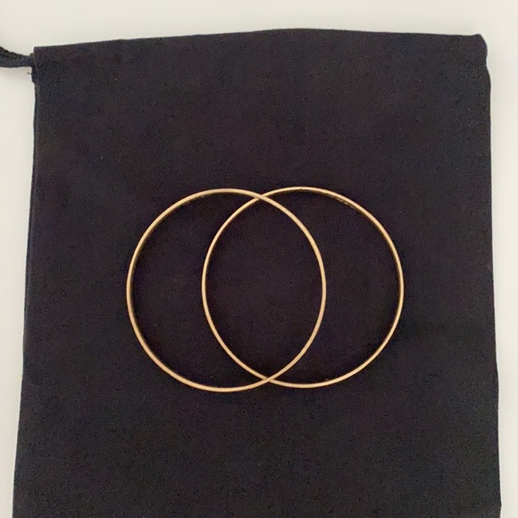 SOLD J. Crew Green Skinny Bangles (Set of 2) - Picture 3 of 4